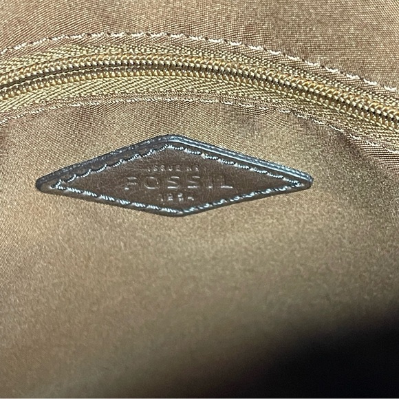 Fossil “Sara” Satchel Handbag Purse Leather - Picture 9 of 13